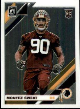 Montez Sweat #110 Football Cards 2019 Donruss Optic