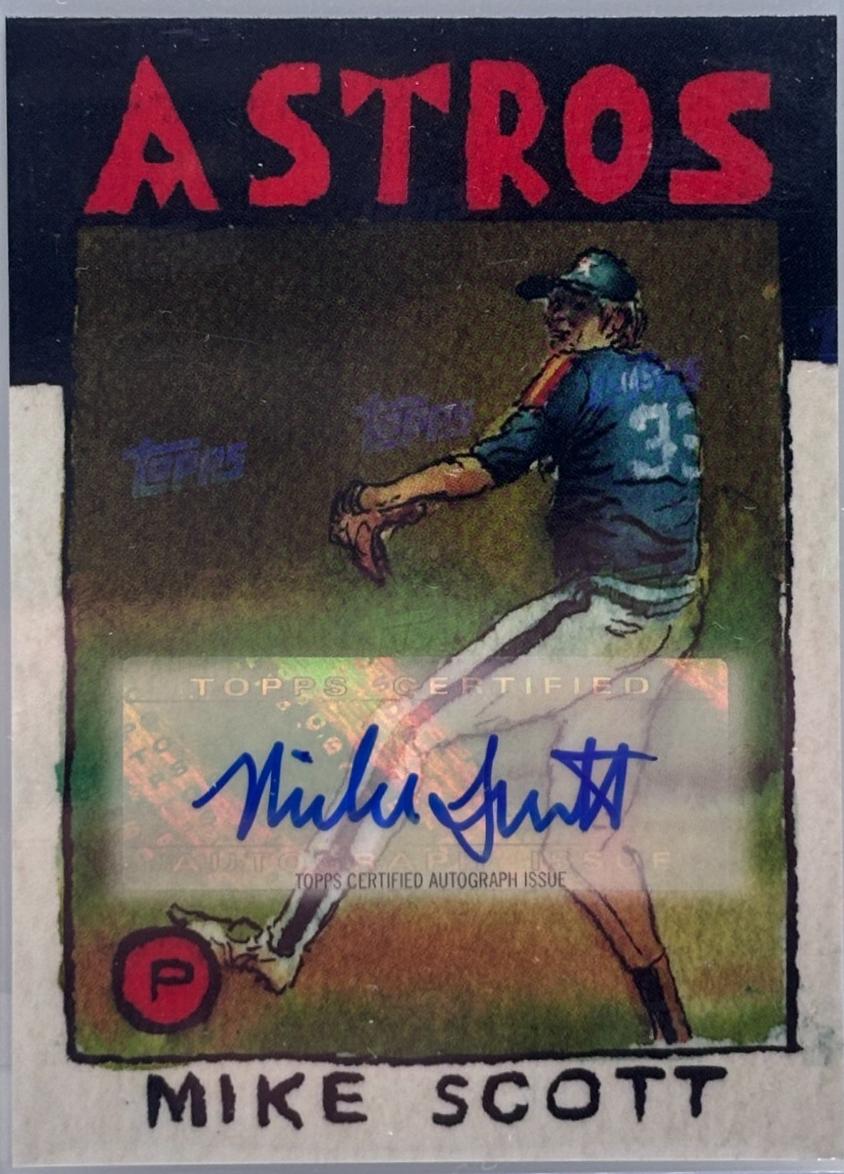 Mike Scott #14 Baseball Cards 2024 Topps Spotlight Autograph