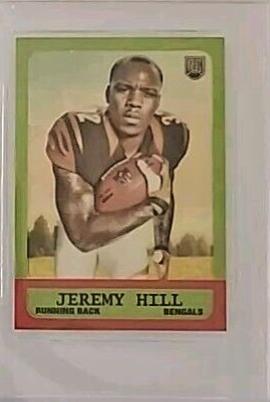 Jeremy Hill #16 Football Cards 2014 Topps Chrome 1963 Minis