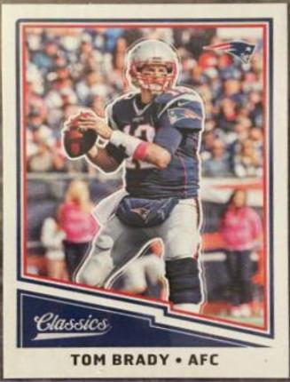 Tom Brady #3 Football Cards 2017 Panini Classics
