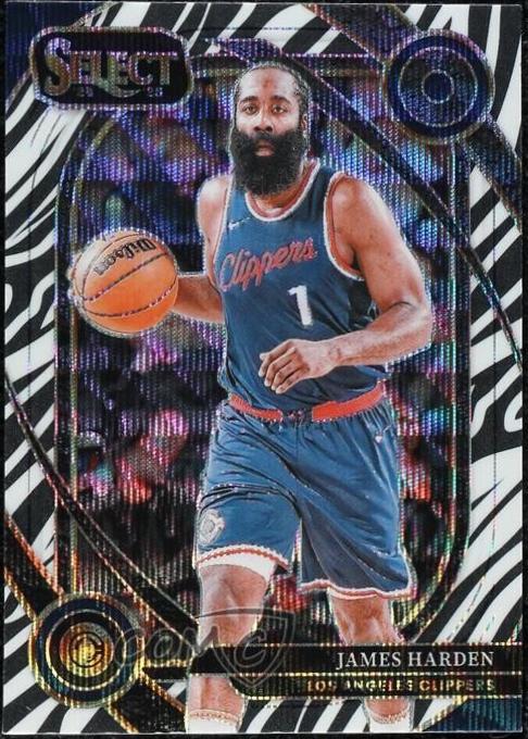 James Harden [Zebra Prizm] #202 Prices | 2024 Panini Select
