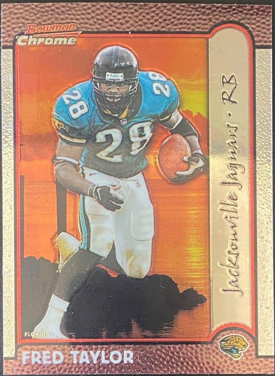 Fred Taylor #80 1999 Bowman Chrome Football