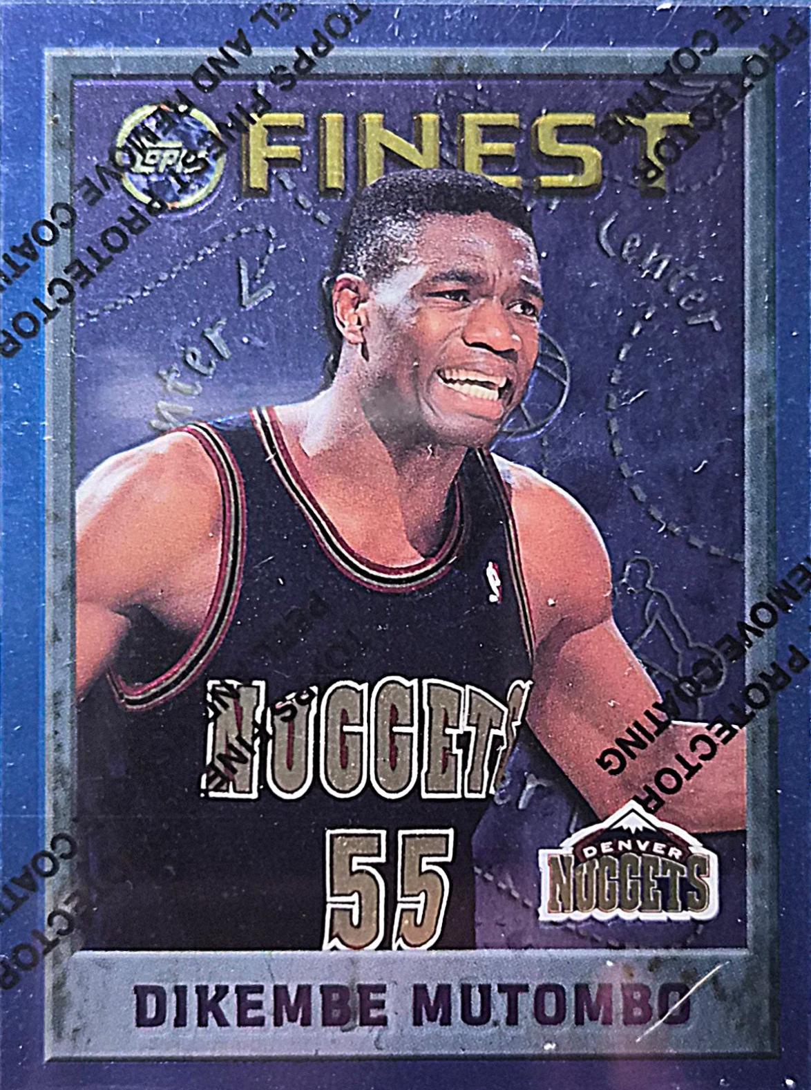 Dikembe Mutombo #55 1995 Finest Basketball