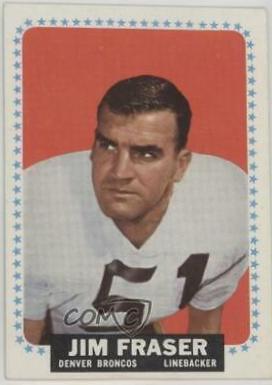 Jim Fraser #45 Football Cards 1964 Topps