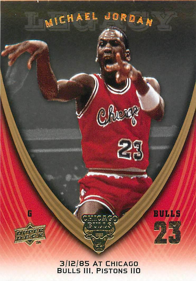 Michael Jordan #65 Basketball Cards 2008 Upper Deck Jordan Legacy