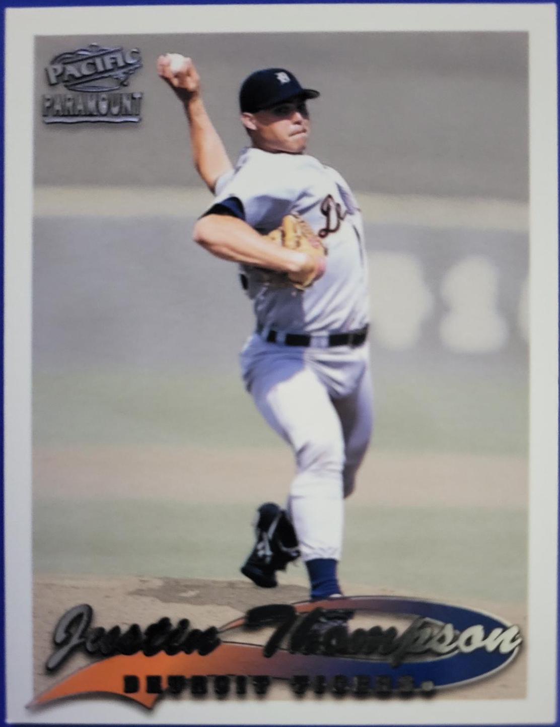 Justin Thompson #92 Baseball Cards 1999 Pacific Paramount