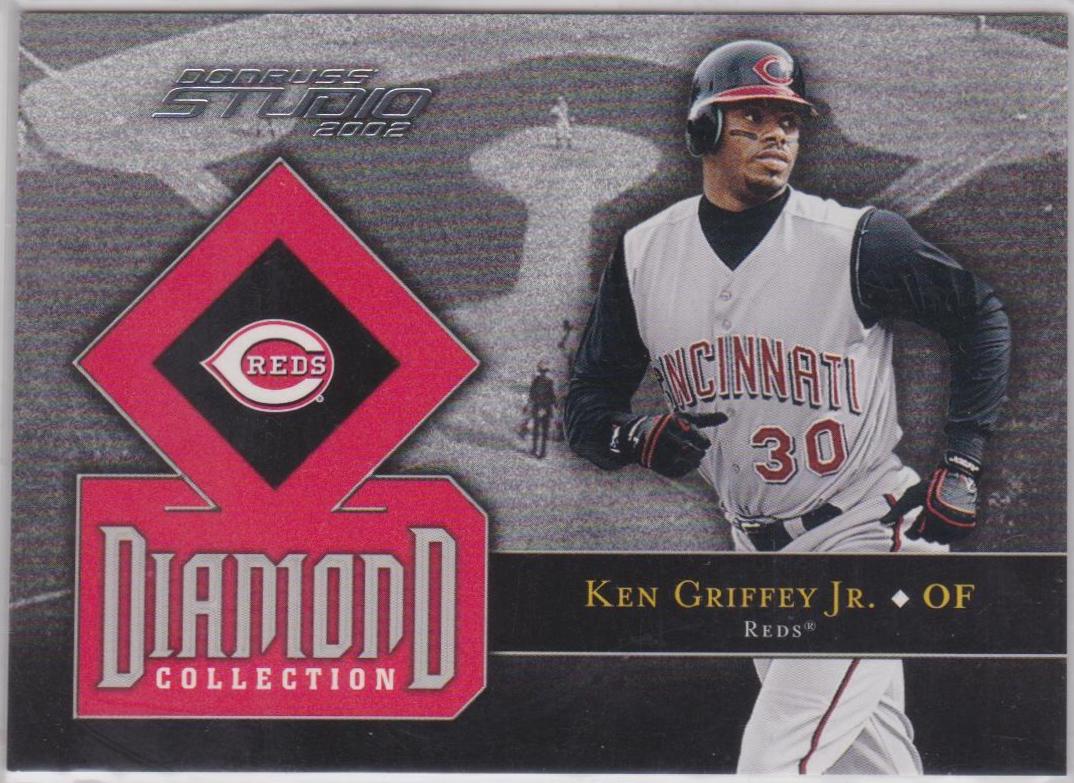 Ken Griffey Jr #DC15 Baseball Cards 2002 Donruss Studio Diamond Collection