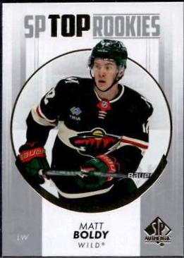 Matt Boldy #TR-2 Hockey Cards 2022 SP Authentic Top Rookies