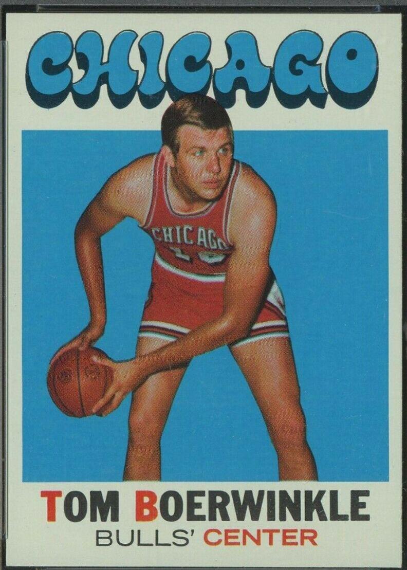 Tom Boerwinkle #15 Basketball Cards 1971 Topps