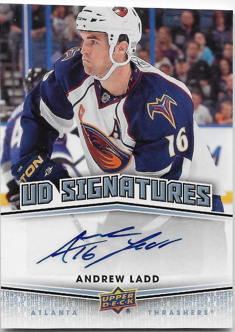 Andrew Ladd #UDS-AL Hockey Cards 2011 Upper Deck UD Signatures