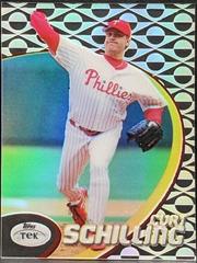 Curt Schilling [Pattern 40] #32 Baseball Cards 1998 Topps Tek Prices