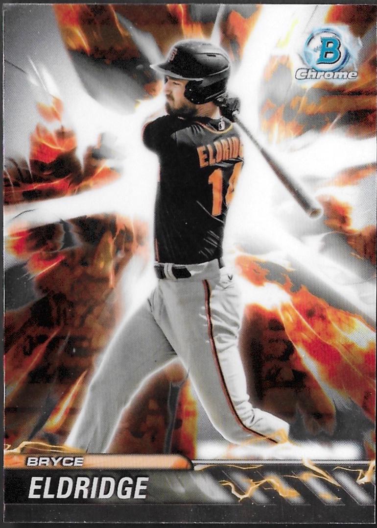 Bryce Eldridge #PP-15 Baseball Cards 2024 Bowman Draft Plasma Power