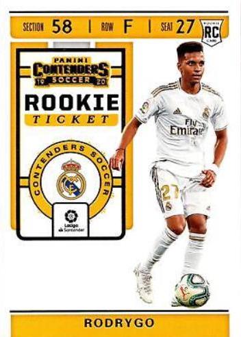 Rodrygo #RT-7 2019 Panini Chronicles Contenders Rookie Ticket Soccer