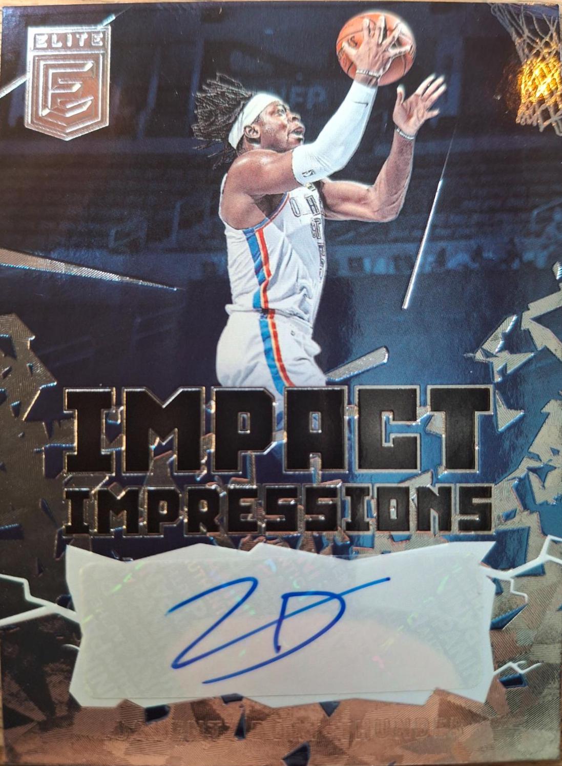 Luguentz Dort #II-LUD Basketball Cards 2021 Panini Donruss Elite Impact Impressions