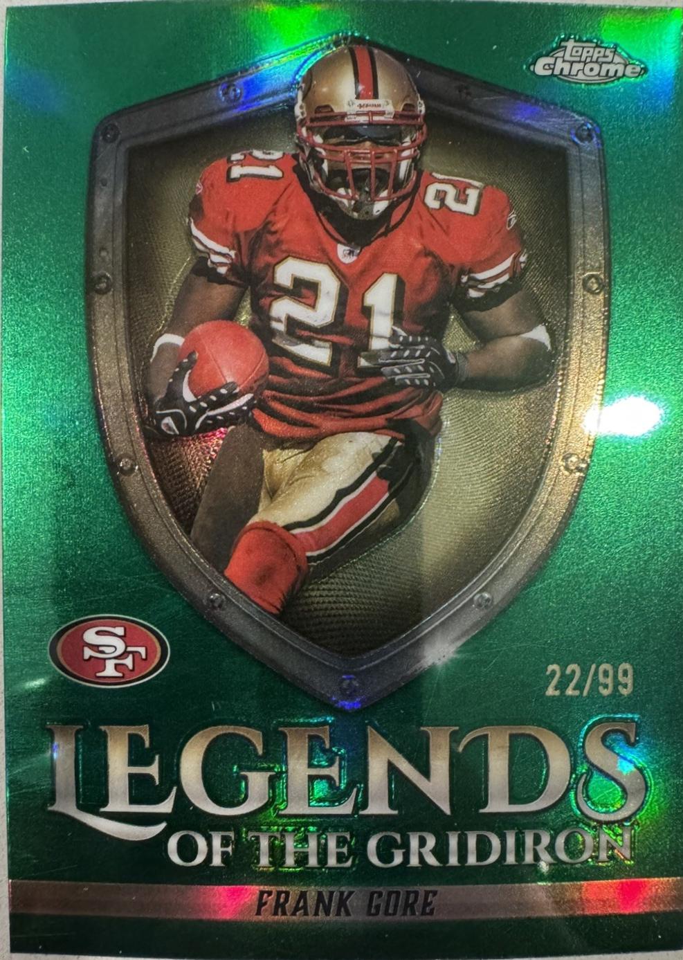 Frank Gore [Green Refractor] #LOG-18