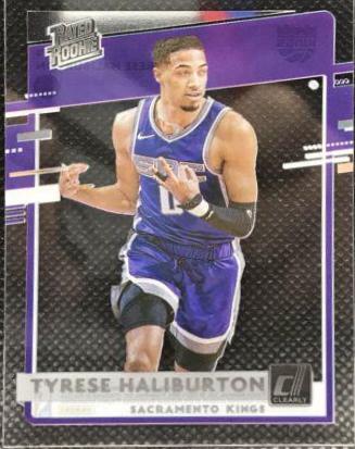Tyrese Haliburton #75 Basketball Cards 2020 Panini Clearly Donruss
