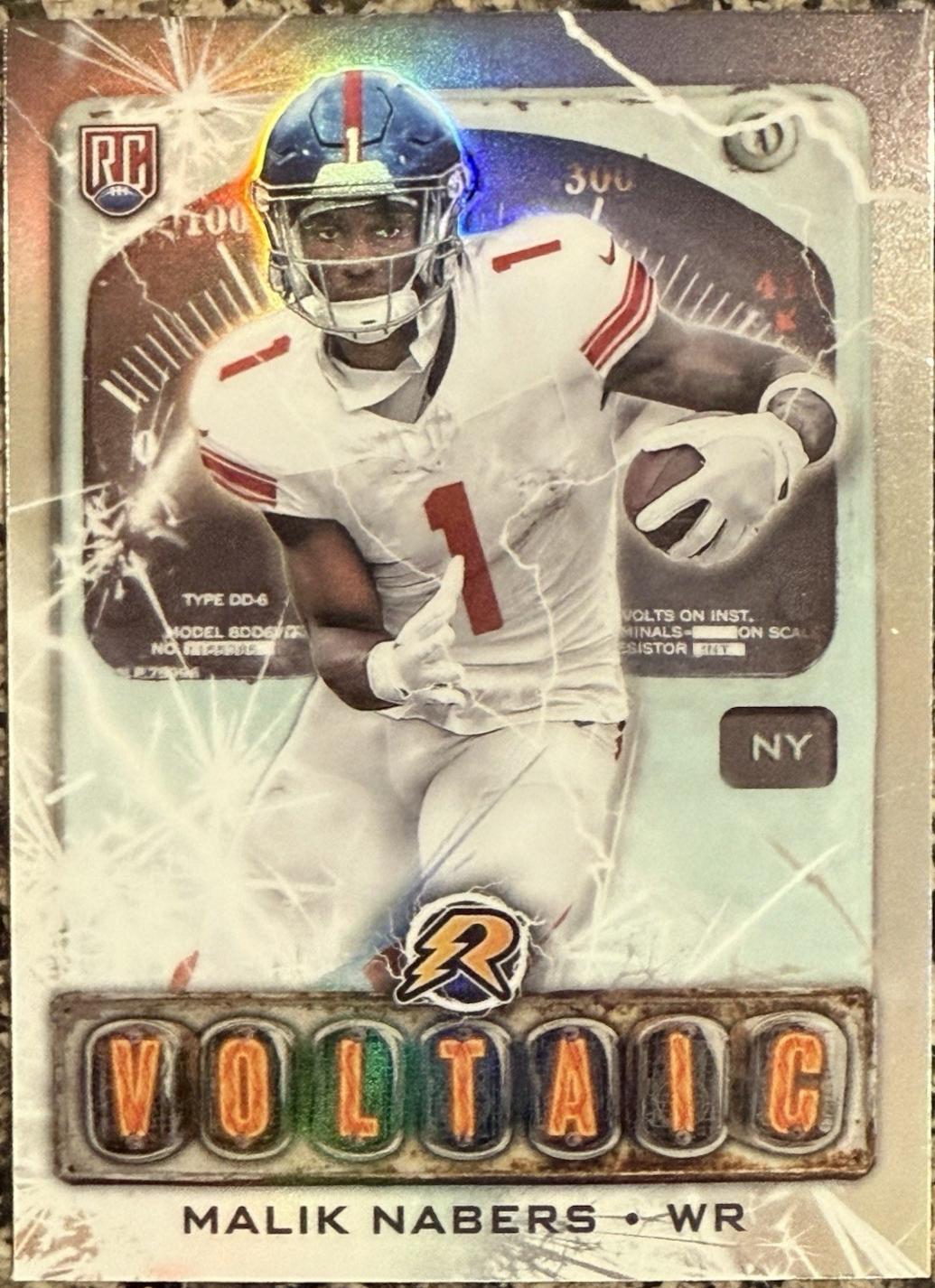 Malik Nabers [Refractor] #V-6
