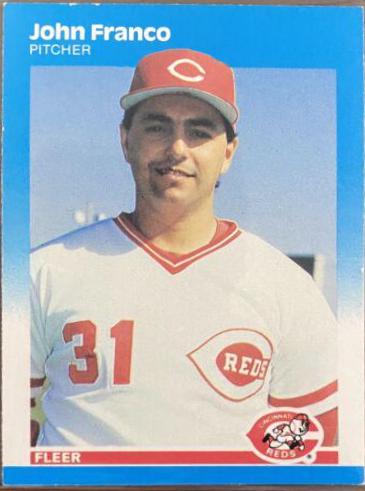 John Franco #202 Baseball Cards 1987 Fleer