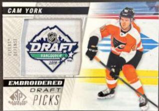 Cam York #77 2021-22 SP Game Used Hockey Embroidered in History