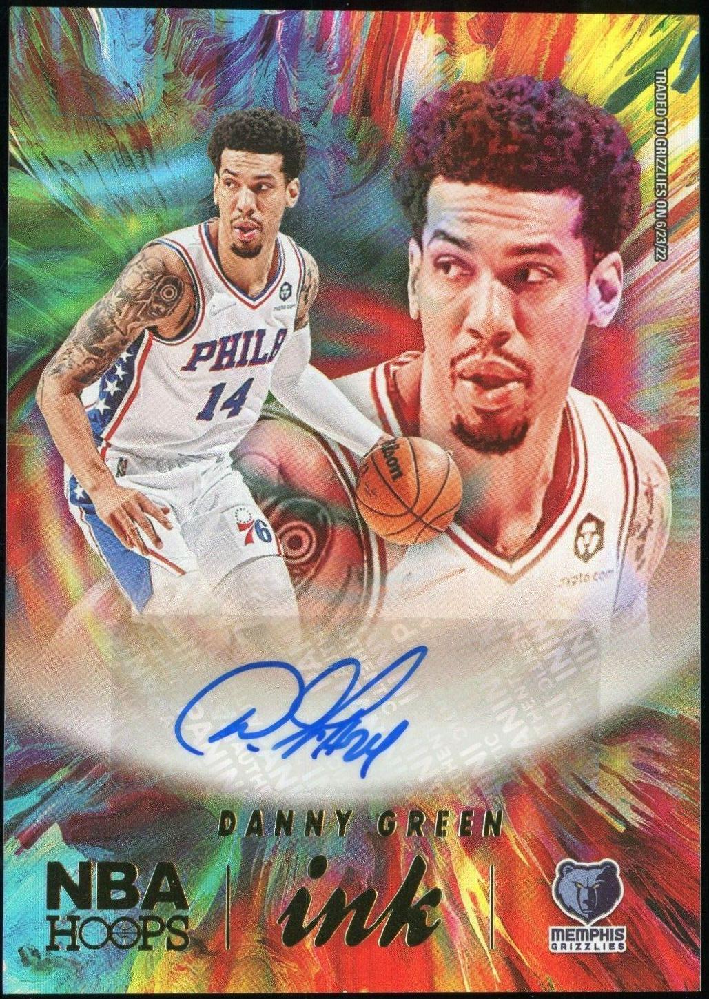 Danny Green #HI-DGR Basketball Cards 2022 Panini Hoops Ink Autographs