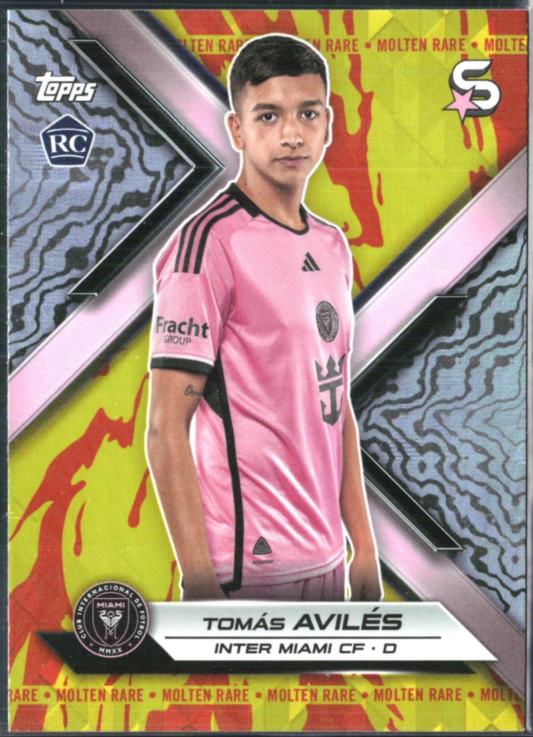Tomas Aviles [Molten Rare Fire Spot] #8 Prices [Rookie] | 2024 Topps  Superstars MLS | Soccer Cards