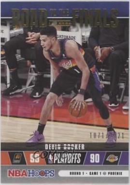 Devin Booker #6 Basketball Cards 2021 Panini Hoops Road to the Finals