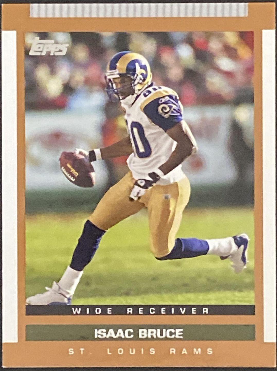Isaac Bruce #8 Football Cards 2003 Topps Draft Picks & Prospects