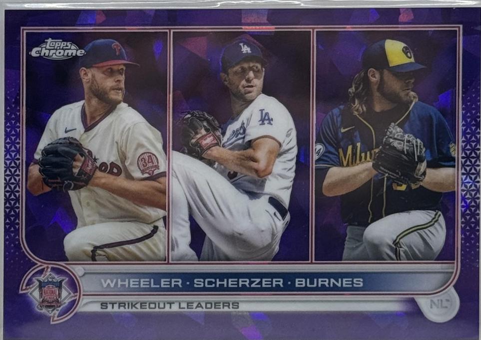 Wheeler, Scherzer, Burnes [Purple] #127