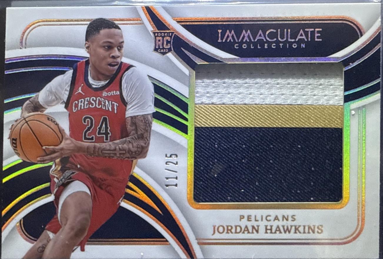 Jordan Hawkins #9 Basketball Cards 2023 Panini Immaculate Massive Memorabilia