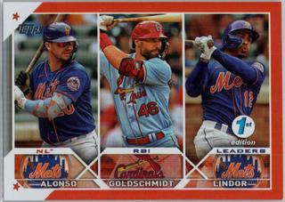 Paul Goldschmidt, Pete Alonso, Francisco Lindor