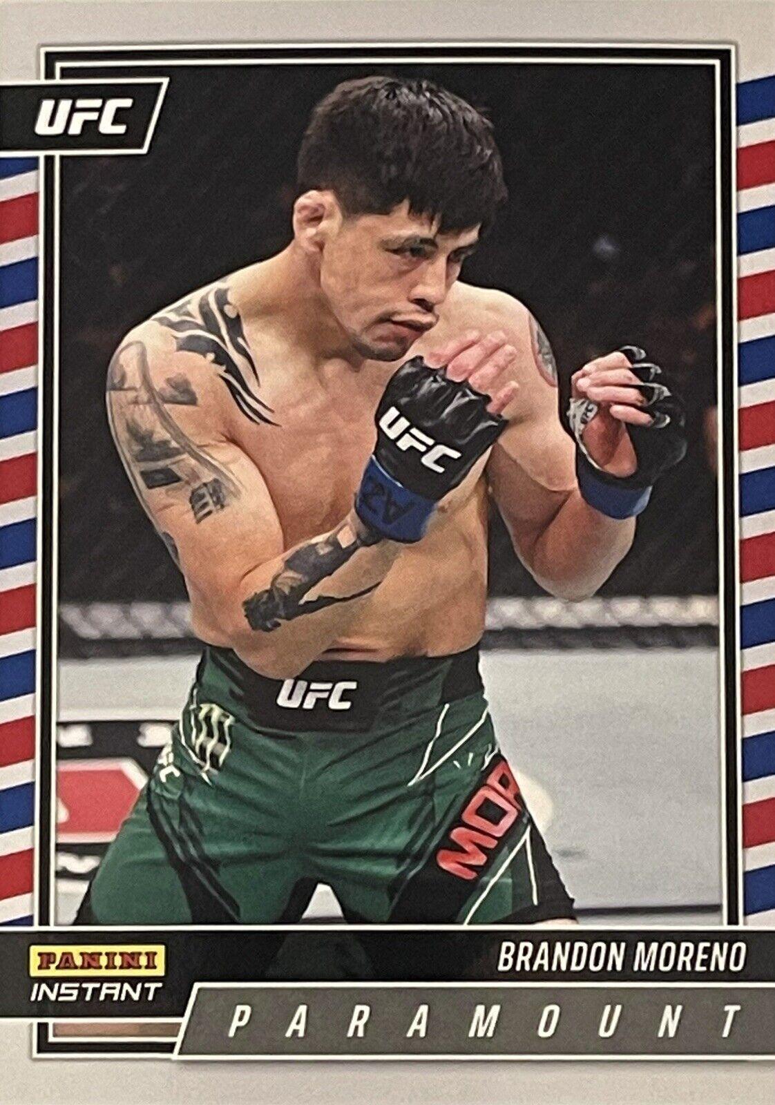 Brandon Moreno #P1 Ufc Cards 2022 Panini Instant UFC Paramount