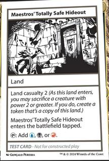 Maestros' Totally Safe Hideout