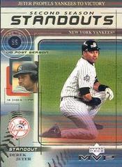 Derek Jeter #SS9 Baseball Cards 2000 Upper Deck MVP Second Season Standouts Prices