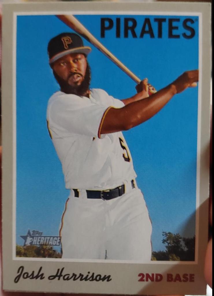 Josh Harrison #8 Baseball Cards 2019 Topps Heritage