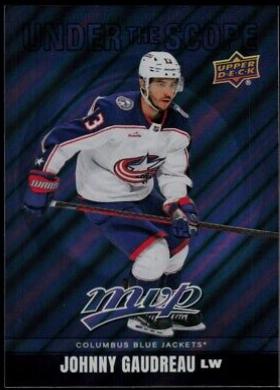 Johnny Gaudreau #US-25 Hockey Cards 2024 Upper Deck MVP Under the Scope