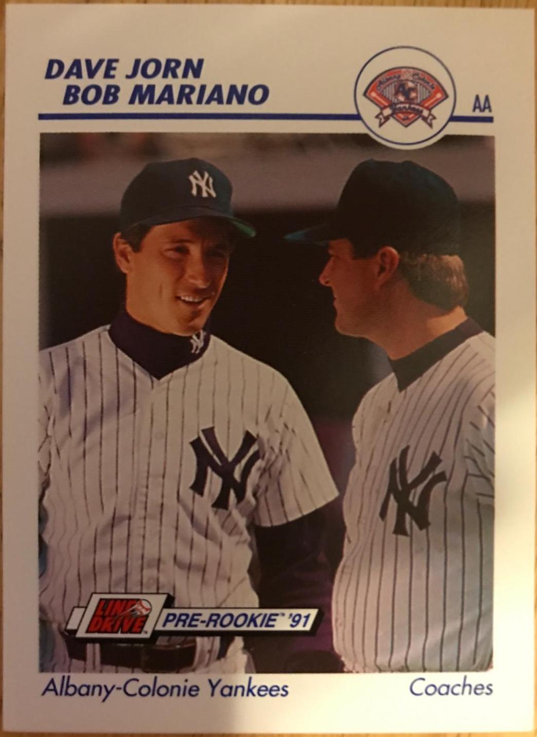 D. Jorn, B. Mariano #25 Baseball Cards 1991 Impel Line Drive Pre Rookie AA