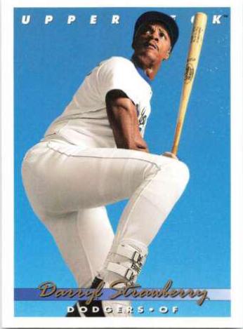Darryl Strawberry #575 Baseball Cards 1993 Upper Deck