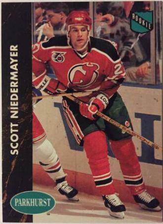 Scott Niedermayer #94 Hockey Cards 1991 Parkhurst