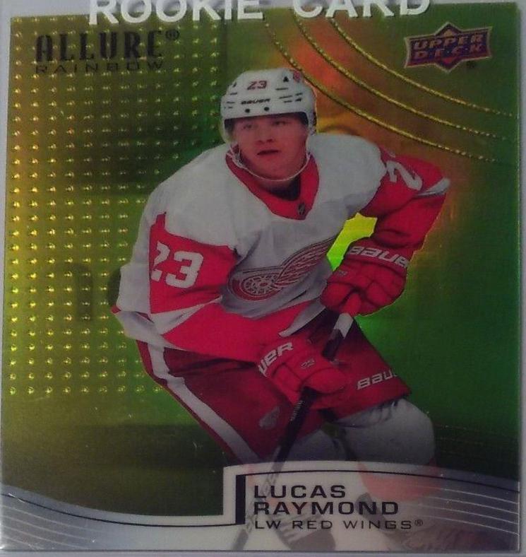 Lucas Raymond #R-6 2021 Upper Deck Allure Rainbow Hockey