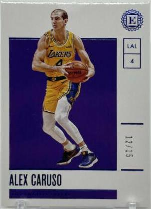 Alex Caruso #30 2019-20 Panini Encased Basketball