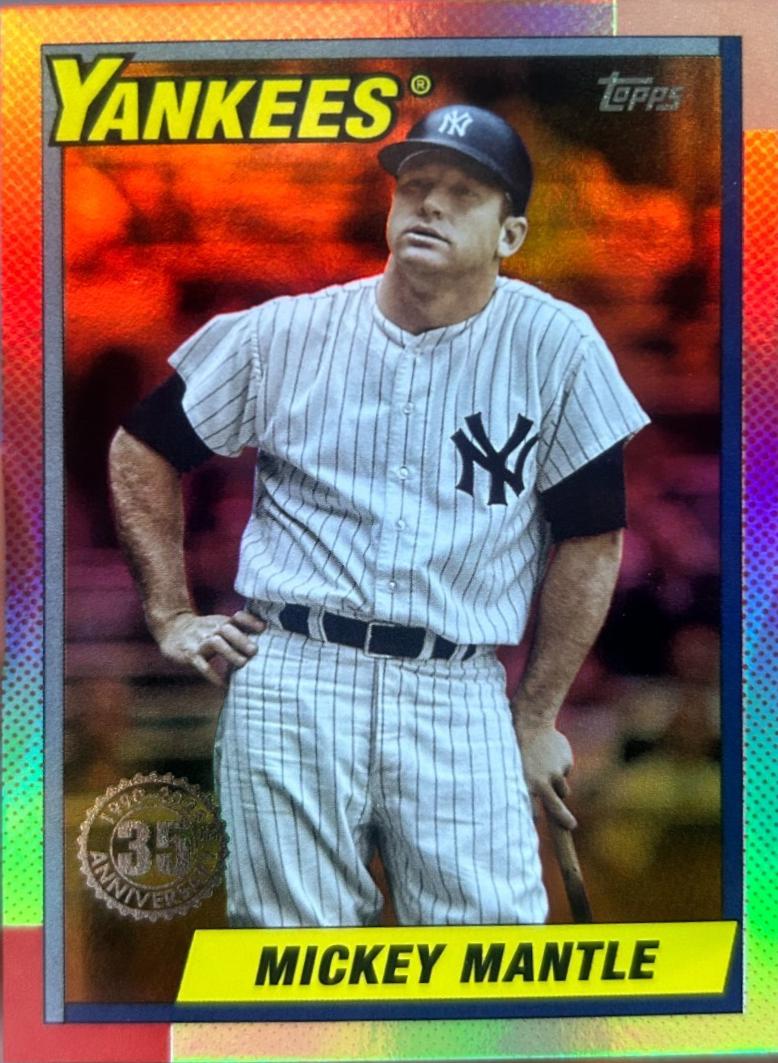 Mickey Mantle [Orange Crackle Foil] #U90-43 Prices | 2025 Topps