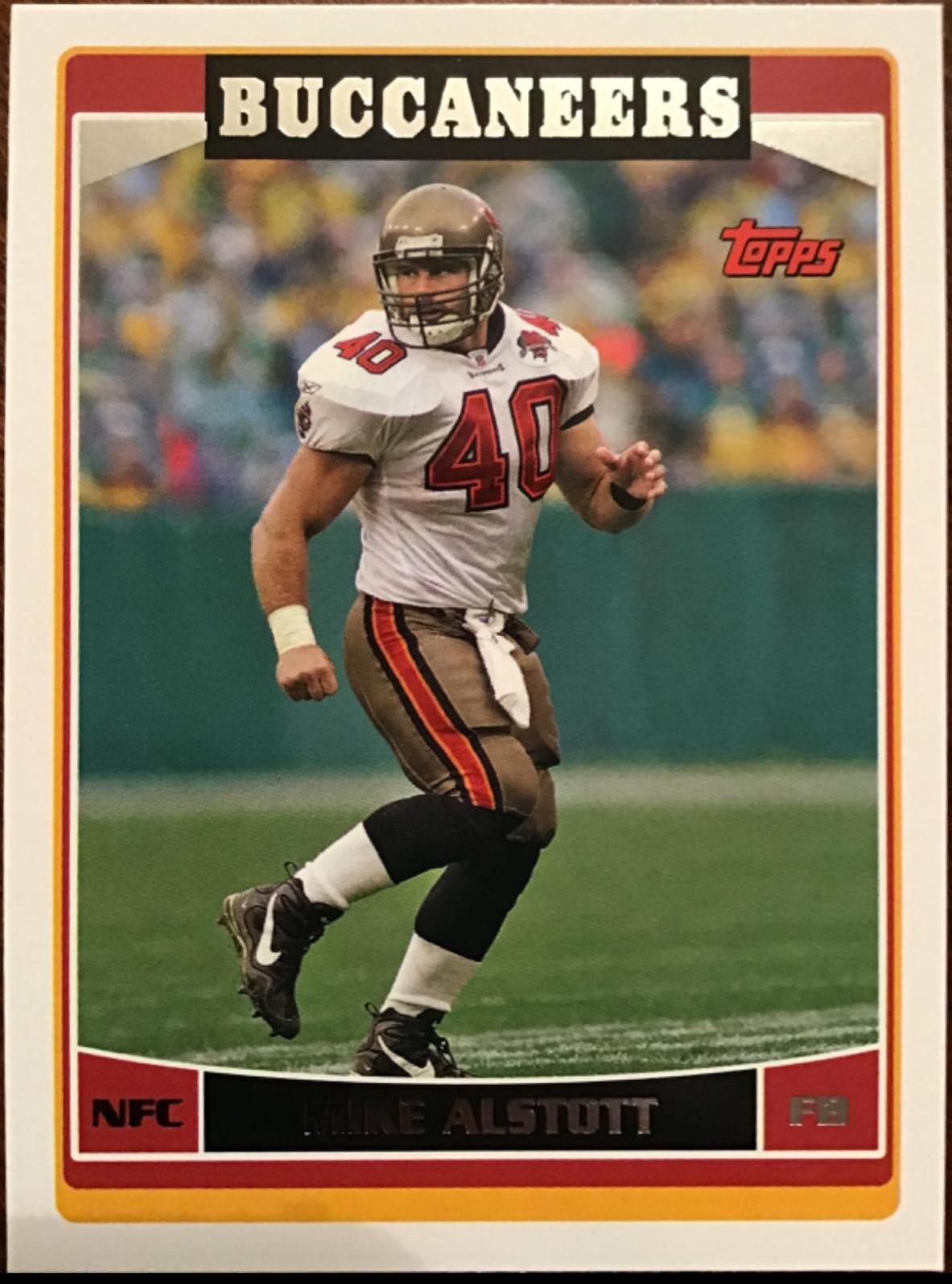 Mike Alstott #TB8 Football Cards 2006 Topps Team Set Buccaneers