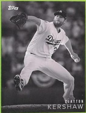 Clayton Kershaw #5 Baseball Cards 2018 Topps on Demand Black & White