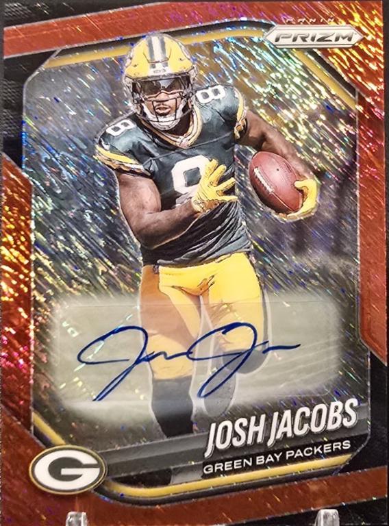 Josh Jacobs [Red Shimmer Autograph] #188