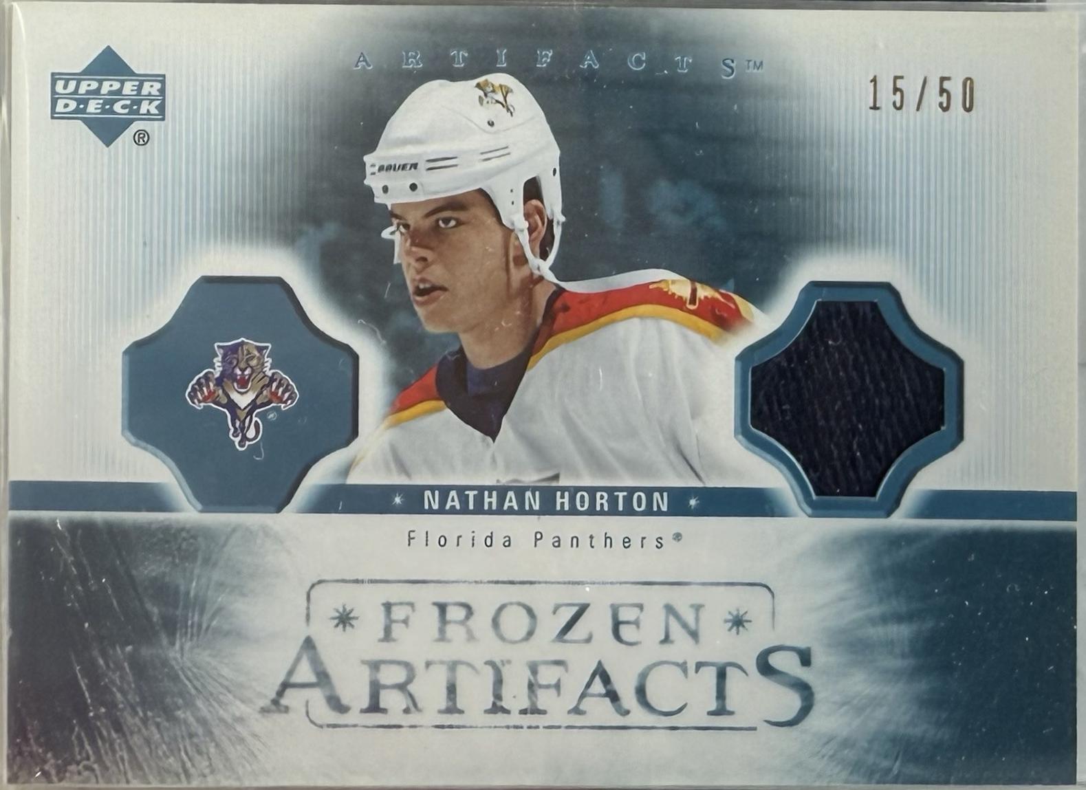 Nathan Horton #FA-NH Hockey Cards 2005 Upper Deck Artifacts Frozen