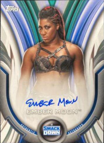 Ember Moon #A-EM Wrestling Cards 2020 Topps WWE Women's Division Autographs