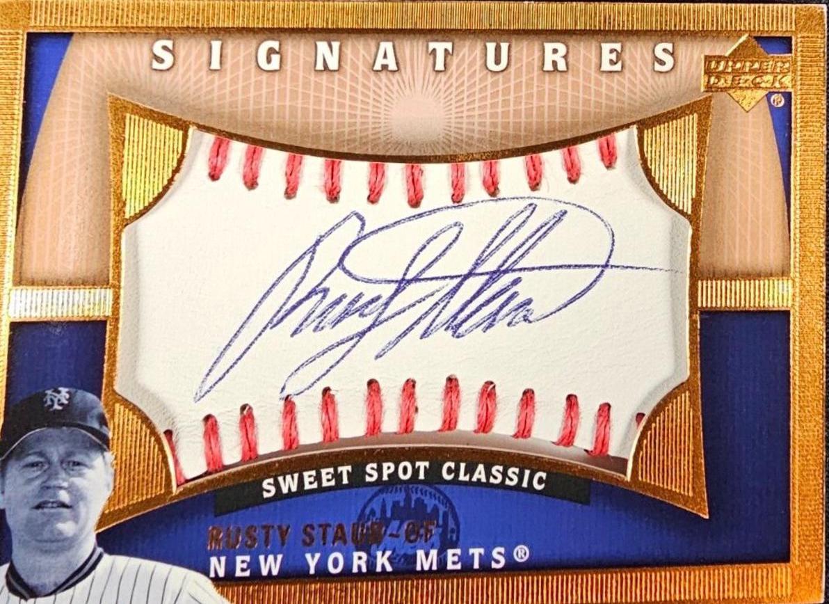Rusty Staub #ST Baseball Cards 2005 Upper Deck Sweet Spot Classic Signatures