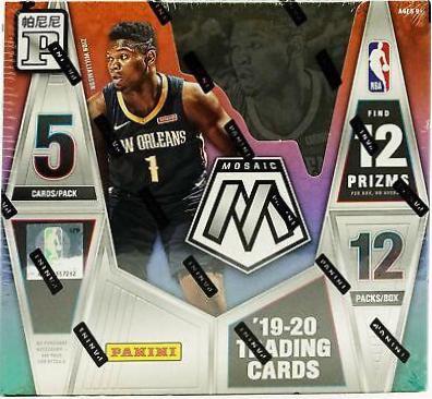 Hobby Box Basketball Cards 2019 Panini Mosaic