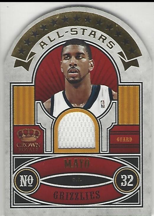 O.J. Mayo #22 Basketball Cards 2009 Panini Crown Royale All-Stars