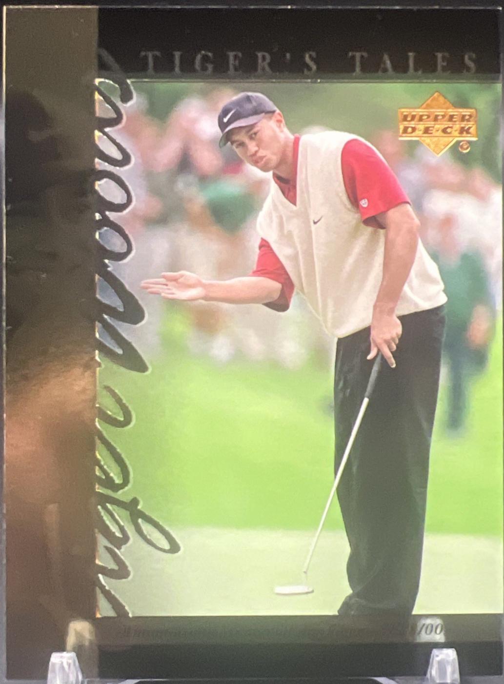 Tiger Woods #TT24 Golf Cards 2001 Upper Deck Tiger's Tales